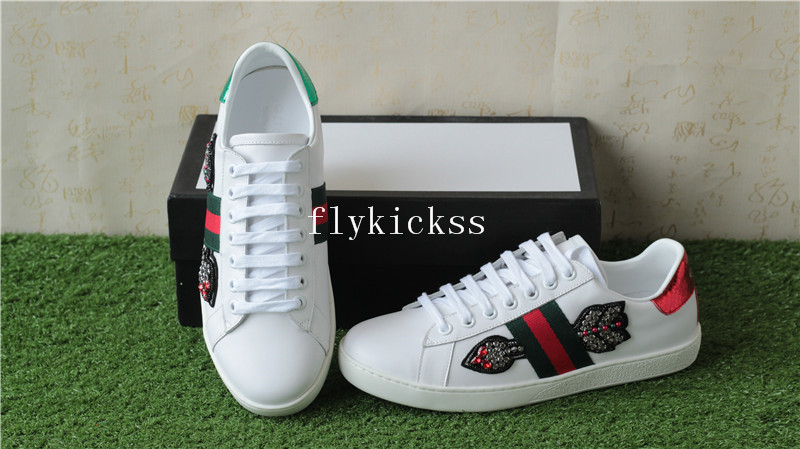 GC Ace Embroidered Sneaker White Cupid Sword